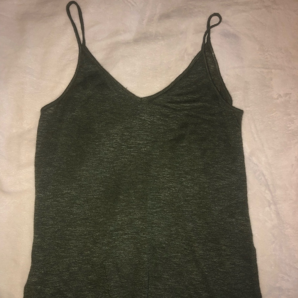Green tank top